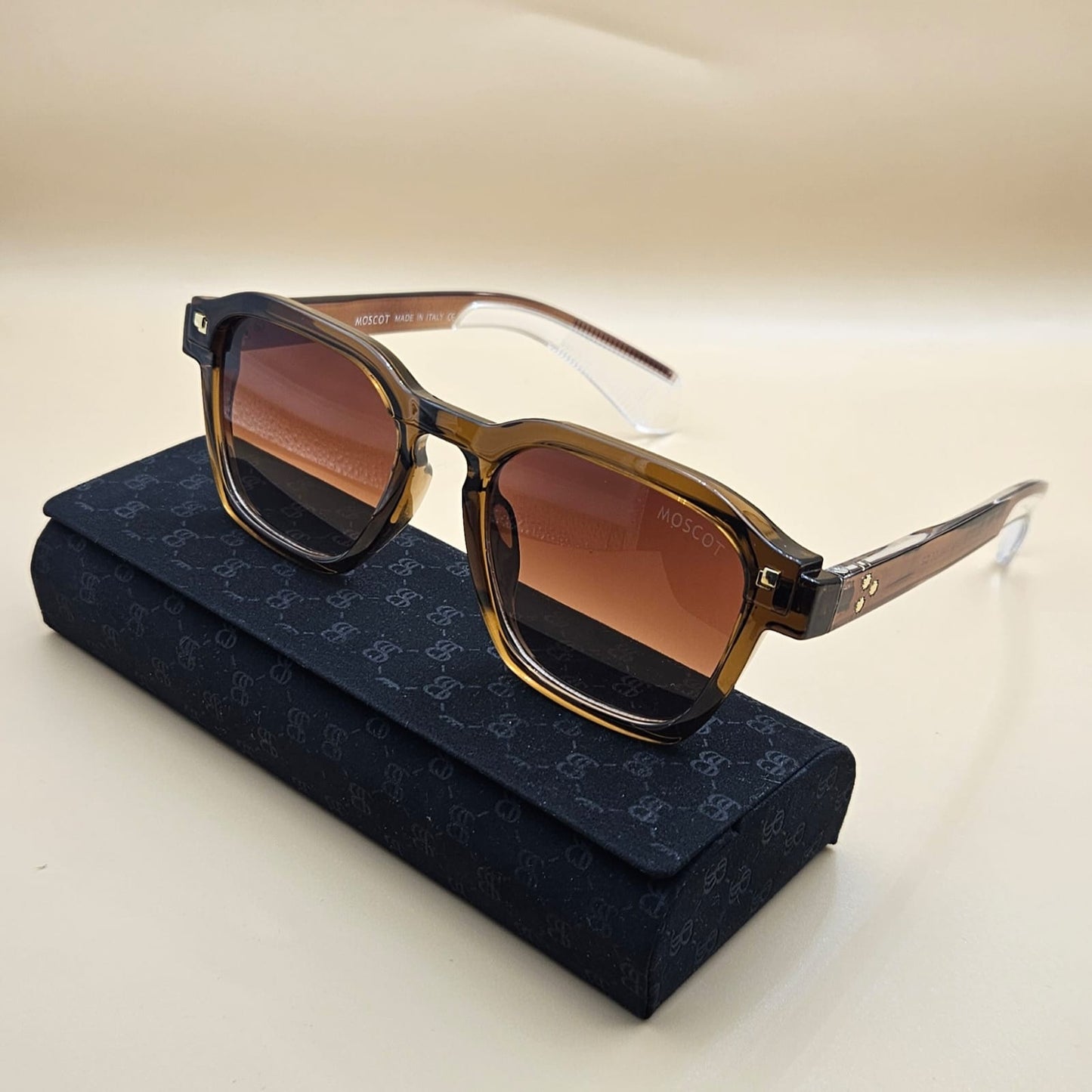 Lunettes de soleil : Moscot M-4055 Marron