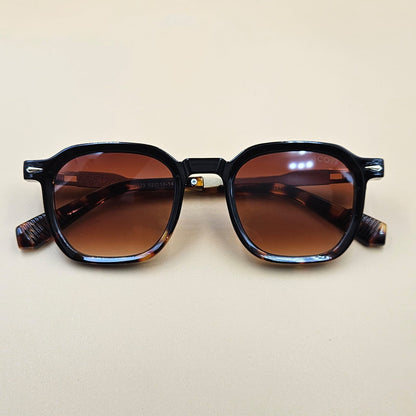 Lunettes de soleil : Moscot M-4550 Marron Havane