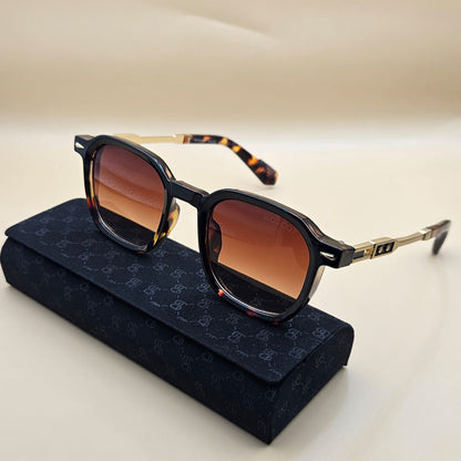 Lunettes de soleil : Moscot M-4550 Marron Havane