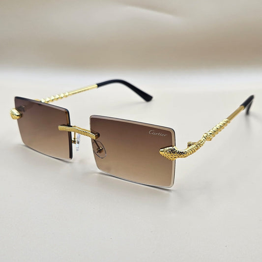 Lunettes de soleil : Cartier CR9088 Marron