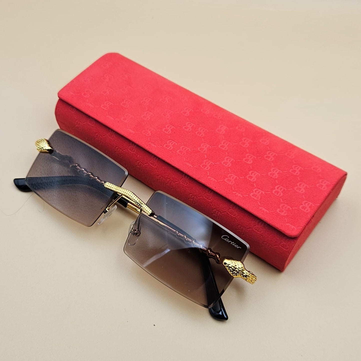 Lunettes de soleil : Cartier CR9088 Marron