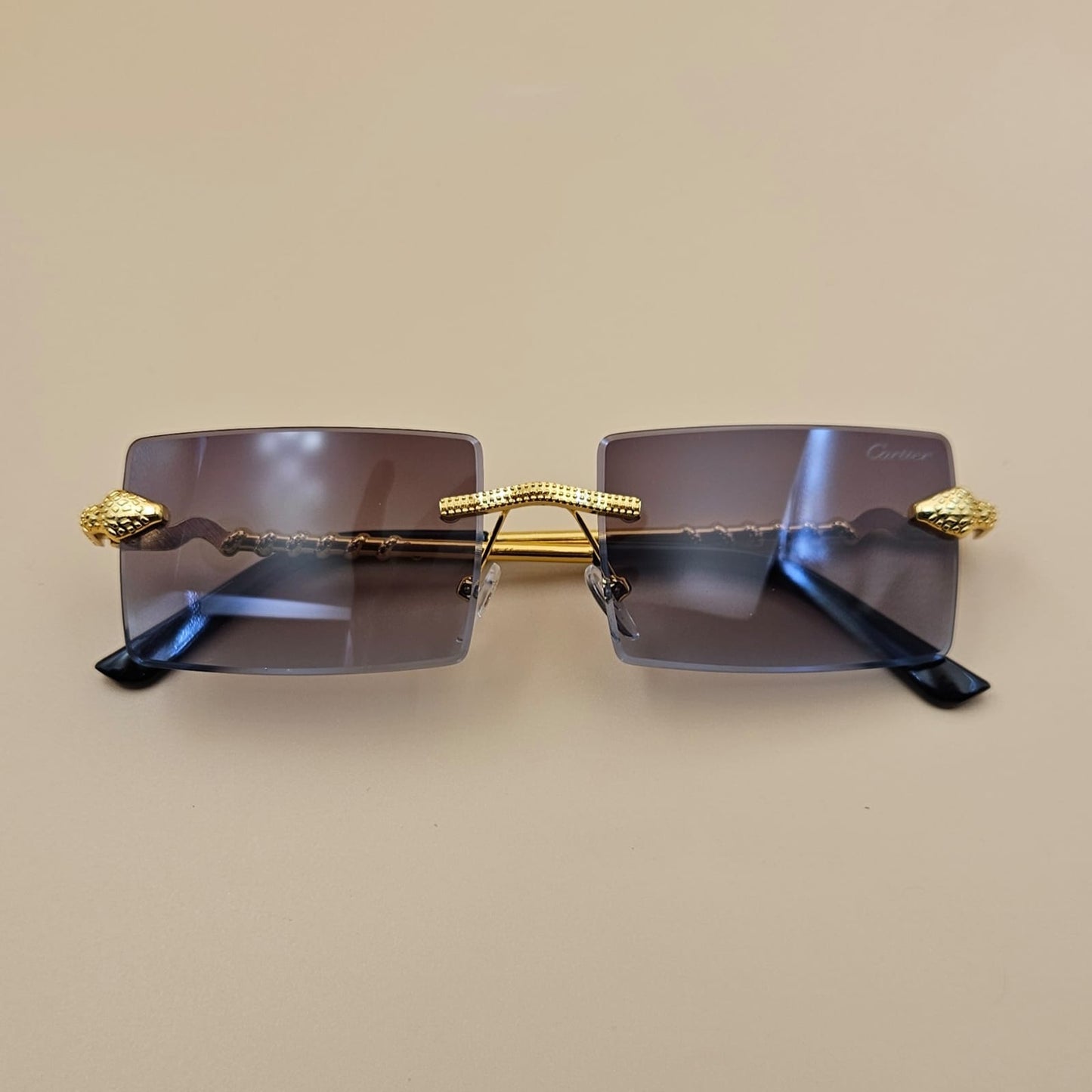 Lunettes de soleil : Cartier CR9088 Noir Dég