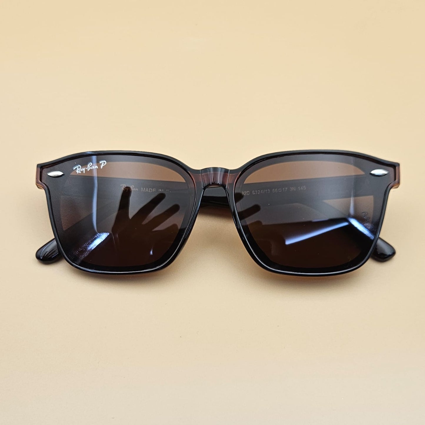 Lunettes de soleil : Ray-Ban Rb-3035 Marron