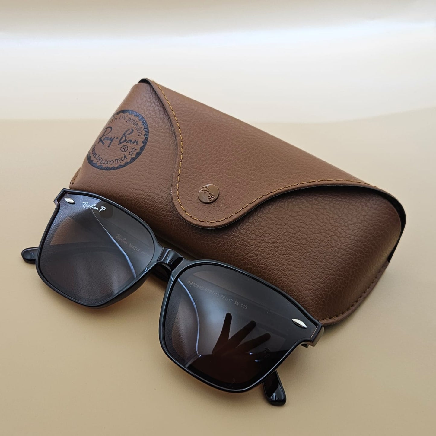 Lunettes de soleil : Ray-Ban Rb-3035 Marron