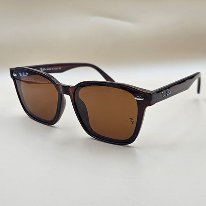 Lunettes de soleil : Ray-Ban Rb-3035 Marron