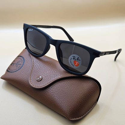 Lunettes de soleil : Ray-Ban Rb-3035 Bleu/Noir