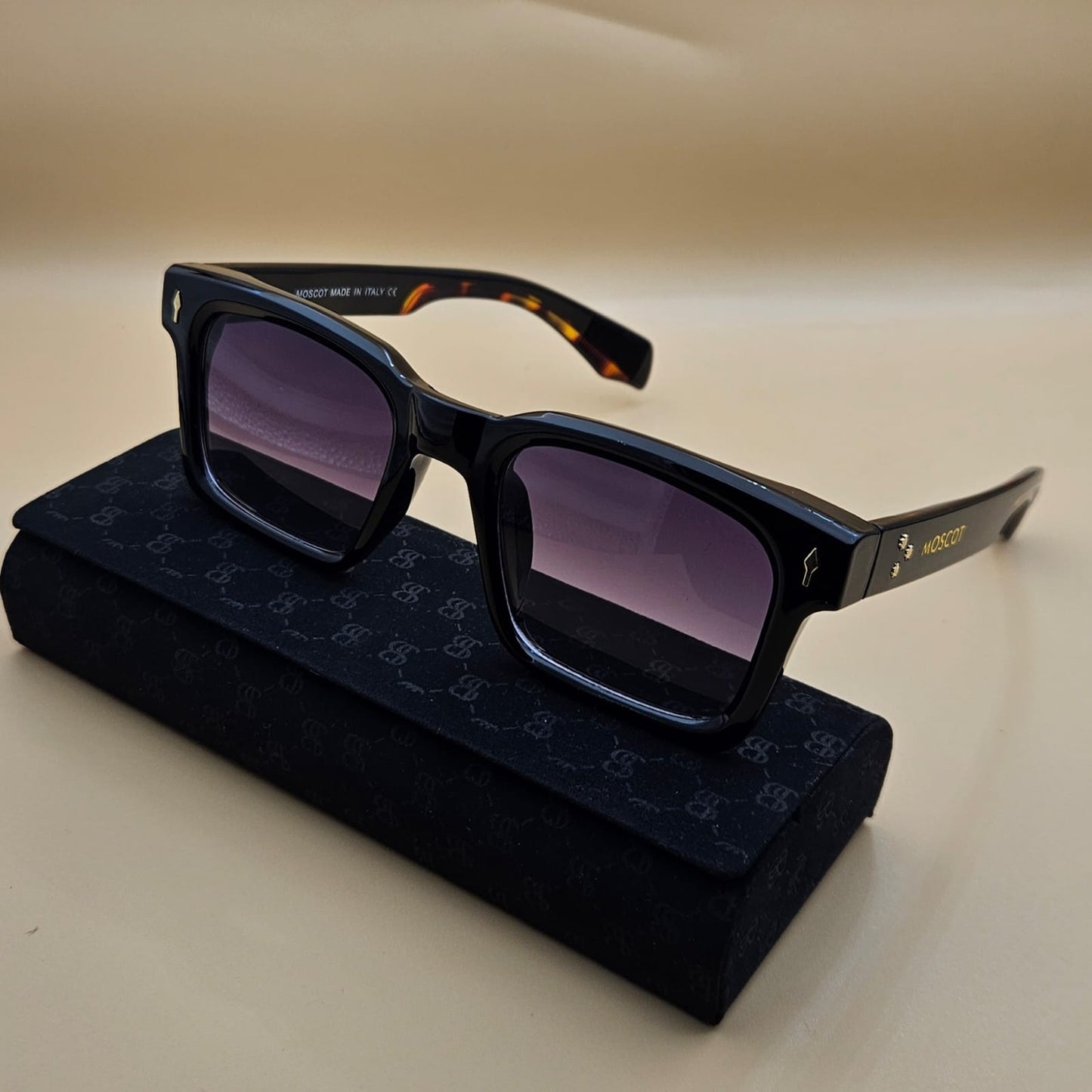 Lunettes de soleil : Moscot M-5065 Noir