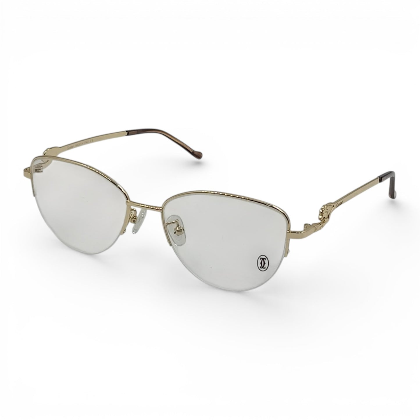 Lunettes de Vue : CARTIER demi PRC Doré