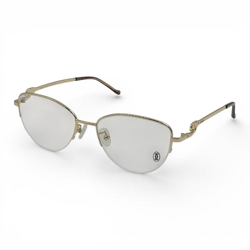 Lunettes de Vue : CARTIER demi PRC Doré