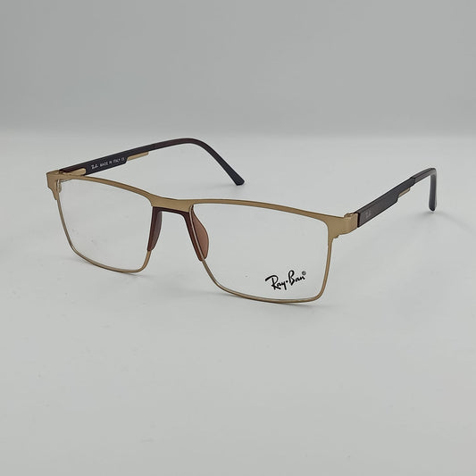 Lunettes de Vue : Ray-Ban demi PRC Doré
